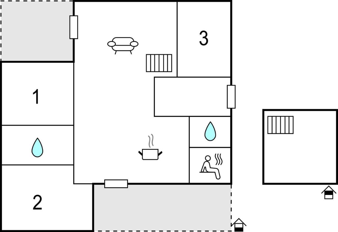Amazing Home In Lembruch-Duemmer See With Sauna Extérieur photo
